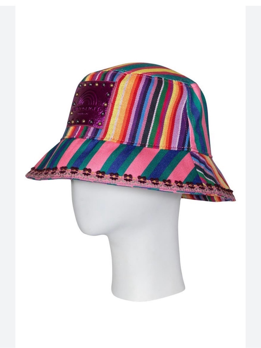 Kurt Geiger Southbank Mix Stripe Bucket Hat